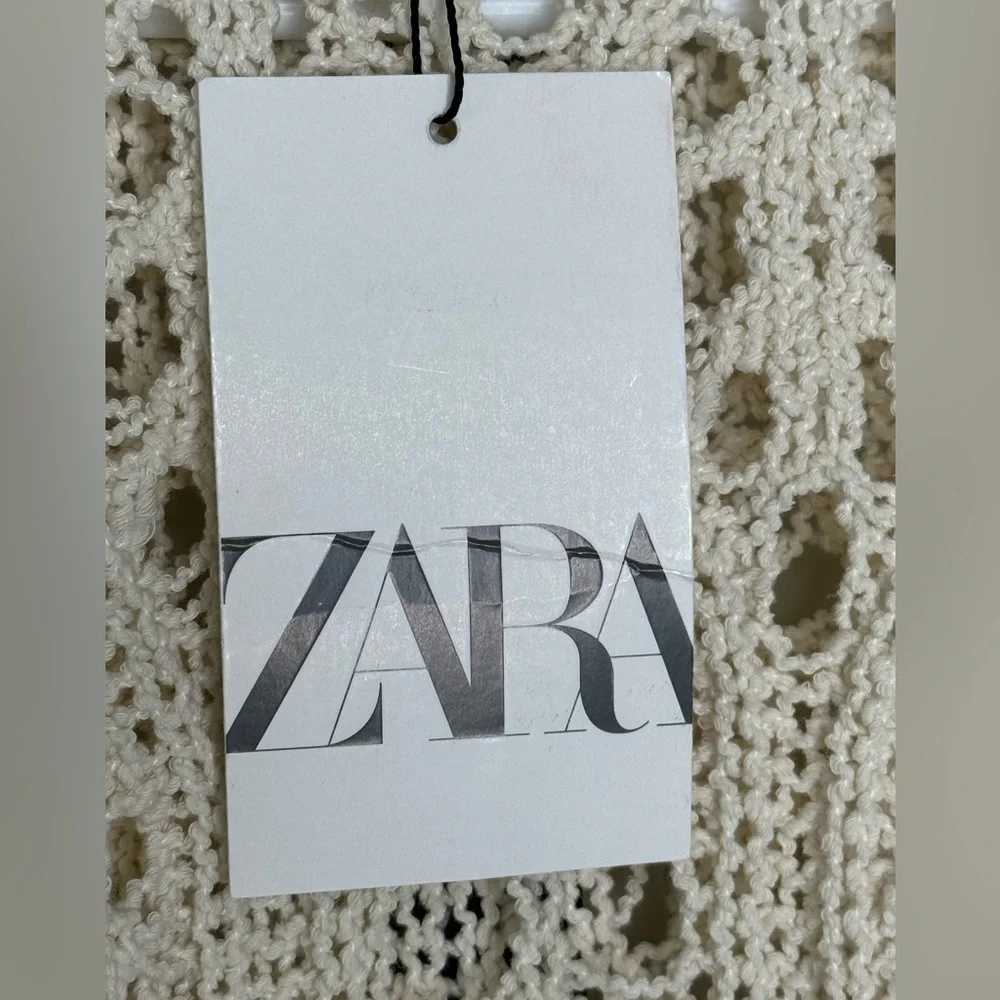 Zara Kids Floral Embroidered Sweater